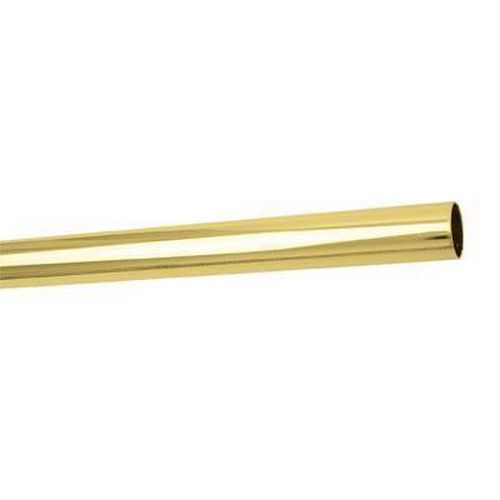 25mm Round Steel Tube - 2500mm Length - Brass Plated 25mm Round Steel Tube - 2500mm Length - Brass Plated