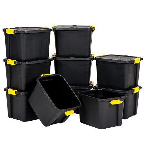 Strata Storage Boxes 42L Pack of 10 Manutan UK
