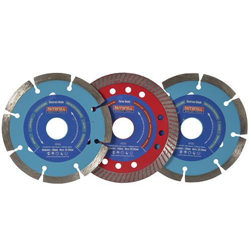 Diamond Blades- Assorted Pack of 3 Diamond Blades- Assorted Pack of 3