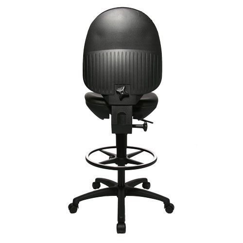 Heavy Duty Chair Black Adjustable Manutan UK