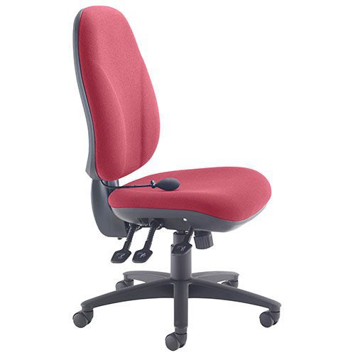 Penguin Fabric Executive Operator Chair Lumbar Pump Manutan Uk