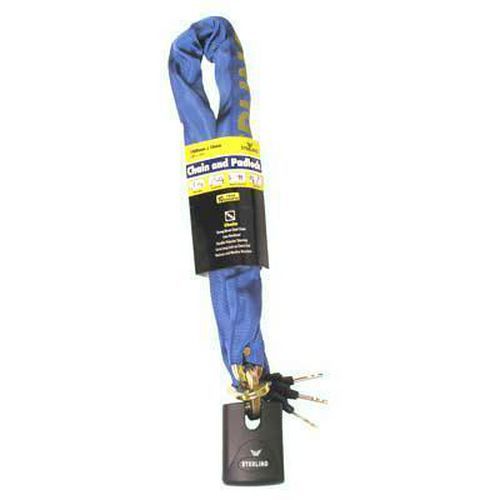 Security Padlock & Chain - Security Rating 4 - Manganese Steel Security Padlock & Chain - Security Rating 4 - Manganese Steel