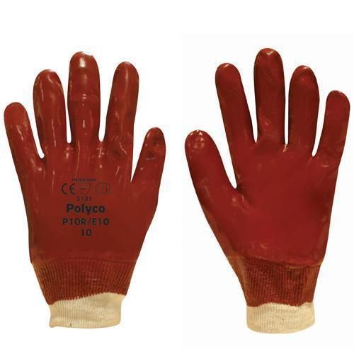 PVC Knit Wrist Gloves - Pack of 12 PVC Knit Wrist Gloves - Pack of 12