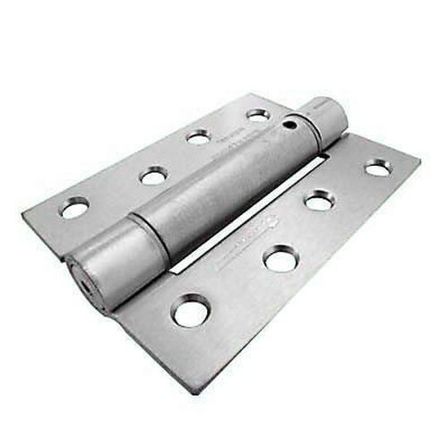 Adjustable Sprung Hinge - 100 x 75mm - Satin Chrome Adjustable Sprung Hinge - 100 x 75mm - Satin Chrome
