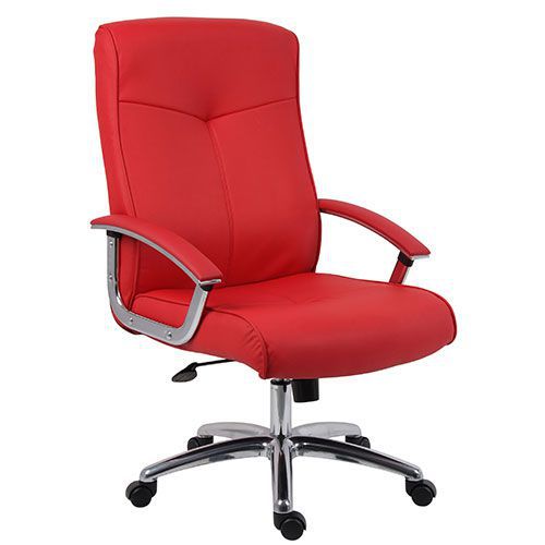 Executive Office Chairs - Red Leather - Technic Redlake Executive Office Chairs - Red Leather - Technic Redlake
