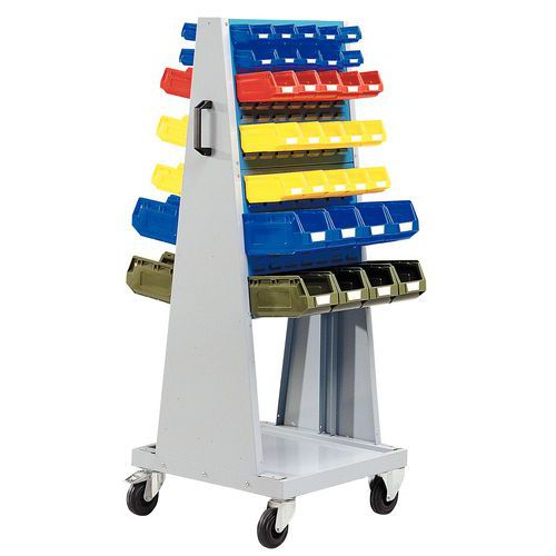 Small Box Picking Racks Mobile rack for picking bins - Small model - Manutan.co.uk