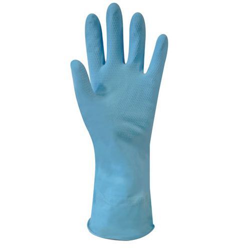 Size 7 Blue Matrix Household Gauntlets