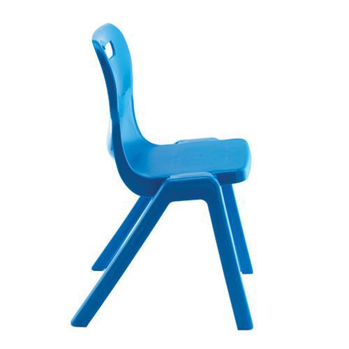 Blue One Piece Chair Blue One Piece Chair