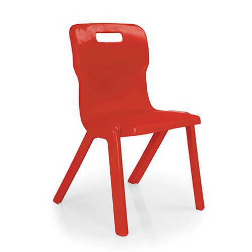 Red One Piece Chair Red One Piece Chair