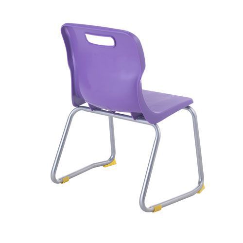 Purple Skid Base Chair Purple Skid Base Chair