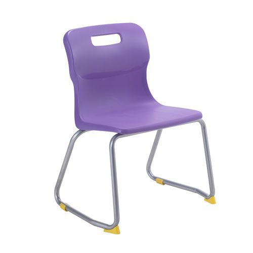 Purple Skid Base Chair Purple Skid Base Chair