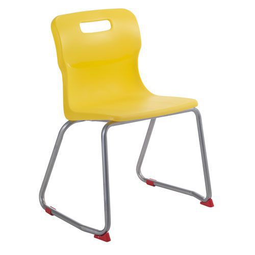 Yellow Skid Base Chair Yellow Skid Base Chair