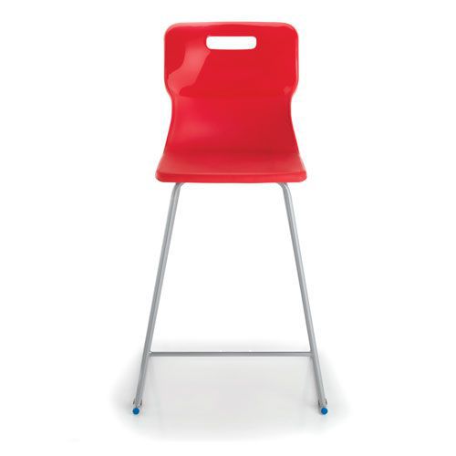Red High Lab Chair Red High Lab Chair