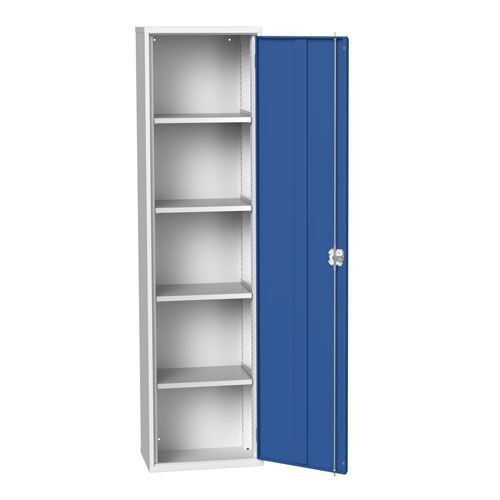 Bott Verso 4 Shelf Metal Storage Cupboard HxWxD 2000x525x350mm Bott Verso 4 Shelf Metal Storage Cupboard HxWxD 2000x525x350mm