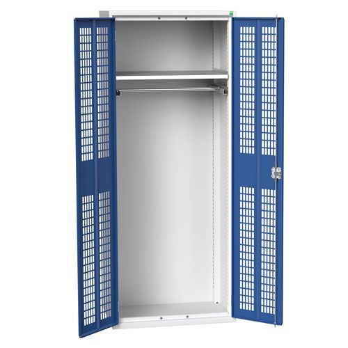 Bott Verso Ventilated PPE Cupboard With 1 Shelf HxW 2000x800mm Bott Verso Ventilated PPE Cupboard With 1 Shelf HxW 2000x800mm