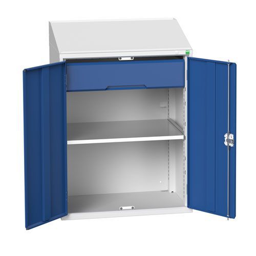 Bott Verso Lectern Metal Cabinet With Shelf And Drawer HxW 1130x800mm Bott Verso Lectern Metal Cabinet With Shelf And Drawer HxW 1130x800mm