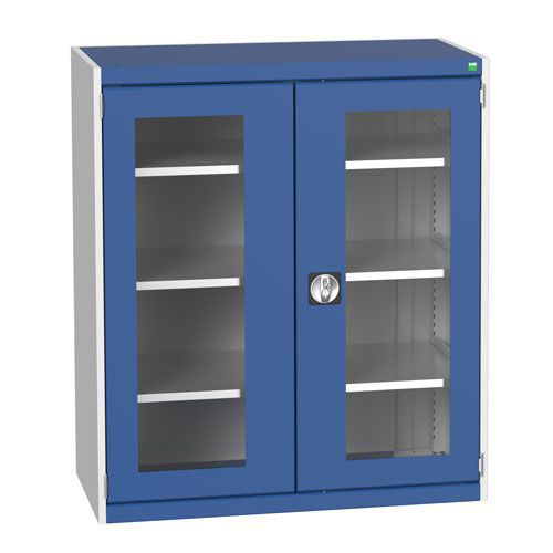 Bott Cubio Metal Cabinet With Vision Doors 1200x1050mm Bott Cubio Metal Cabinet With Vision Doors 1200x1050mm