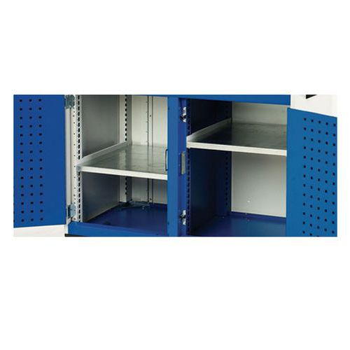 Bott Cubio Galvanised Steel Shelving Kit 400x525mm Bott Cubio Galvanised Steel Shelving Kit 400x525mm