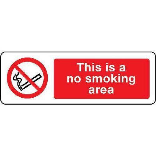 This Is A No Smoking Area Sign - Health & Safety - Safety Sign