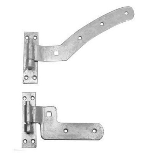Curved Rail Hinge Kit - 300 x 40 x 5mm - Right Hand - Galvanised Curved Rail Hinge Kit - 300 x 40 x 5mm - Right Hand - Galvanised