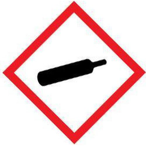 Gas Under Pressure Symbol Stickers Signs & ID Manutan UK