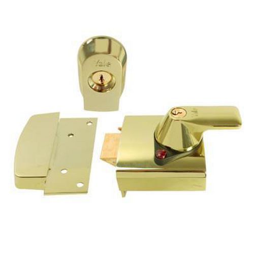 Yale PBS1 BS3621:2004 Nightlatch - 60mm Backset - Polished Brass Yale PBS1 BS3621:2004 Nightlatch - 60mm Backset - Polished Brass
