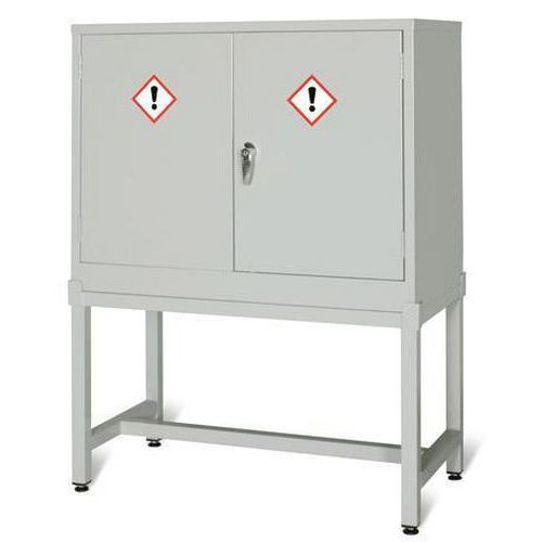Stand for hazardous COSHH cabinets Stand for hazardous COSHH cabinets