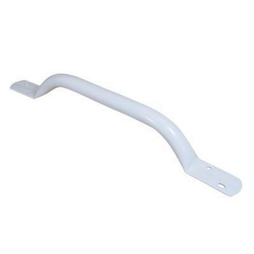 25mm Flat End Steel Grab Rail - 455mm - White 25mm Flat End Steel Grab Rail - 455mm - White