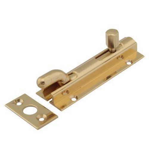 Cranked Barrel Bolt - 75 x 25mm - Polished Brass Cranked Barrel Bolt - 75 x 25mm - Polished Brass