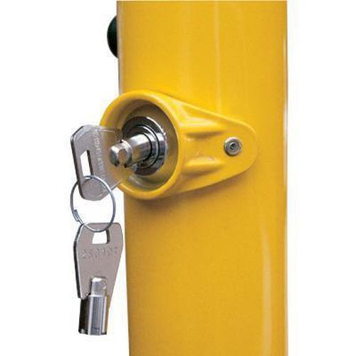 Key operation for parking post