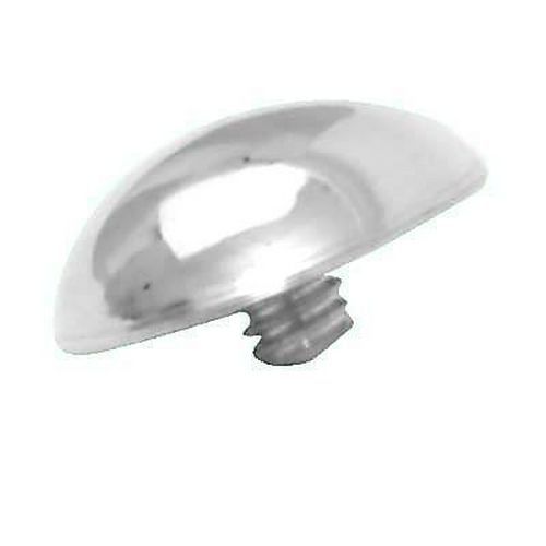 Mirror Screw Threaded Caps Domed 13mm Chrome Pack of 10