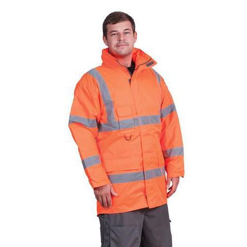 Orange High Visibility Anorak | Waterproof Jacket | PPE | Workwear