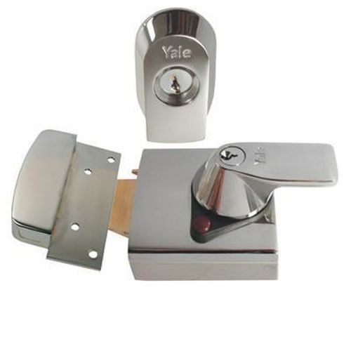 Yale PBS1 BS3621:2004 Nightlatch - 60mm Backset - Polished Chrome Yale PBS1 BS3621:2004 Nightlatch - 60mm Backset - Polished Chrome