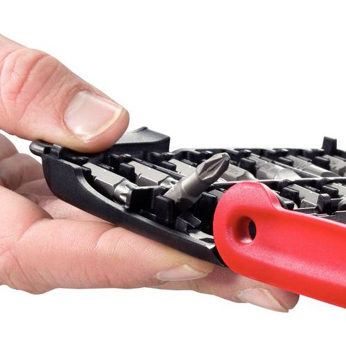 Screw bit case 28piece mix Manutan.co.uk