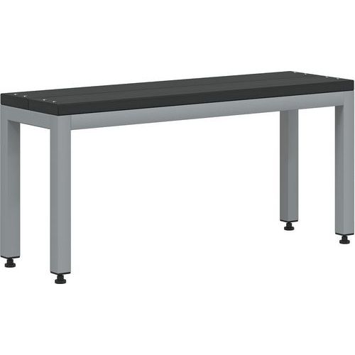 Bisley Metal Locker Room Bench - Freestanding - HxWxD 470x1200x300mm Bisley Metal Locker Room Bench - Freestanding - HxWxD 470x1200x300mm