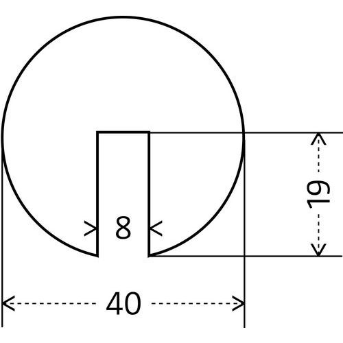 rond pour IPN ou arêtes