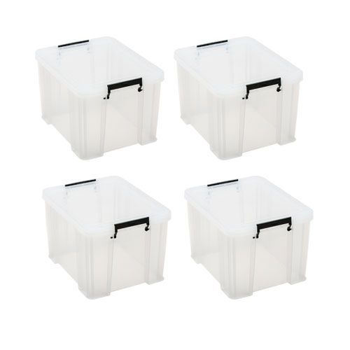 Manutan 36L Box Clear - Buy 3 get 1 FREE Manutan 36L Box Clear - Buy 3 get 1 FREE