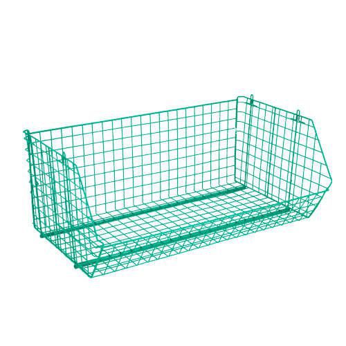 120kg Capacity Wire Mesh Storage Baskets Free Delivery Manutan UK