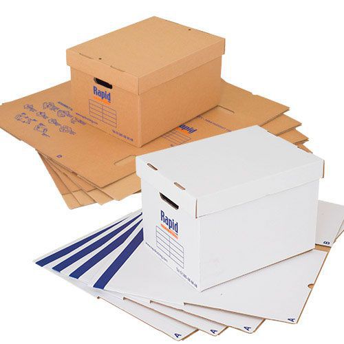 Document Storage Boxes Pack of 20 Manutan UK