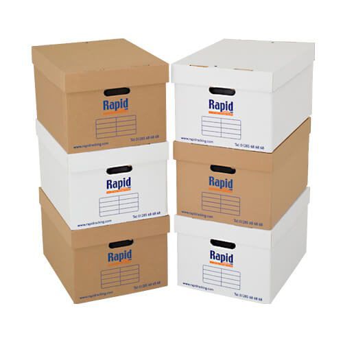 Archive Storage Boxes Pack of 20 Manutan UK