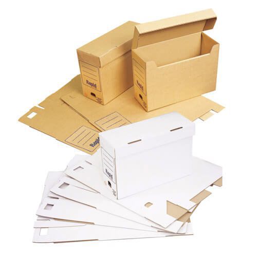 Flip Top Storage Boxes Pack of 20 Manutan UK