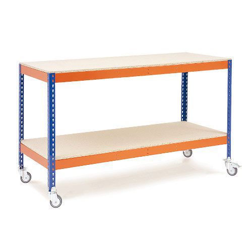 Rapid 1 Mobile Workbench - Chipboard Shelves Rapid 1 Mobile Workbench - Chipboard Shelves