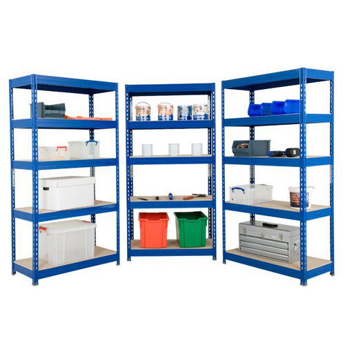 Budget Shelving 3 Bay Offer Shelving Units Manutan UK