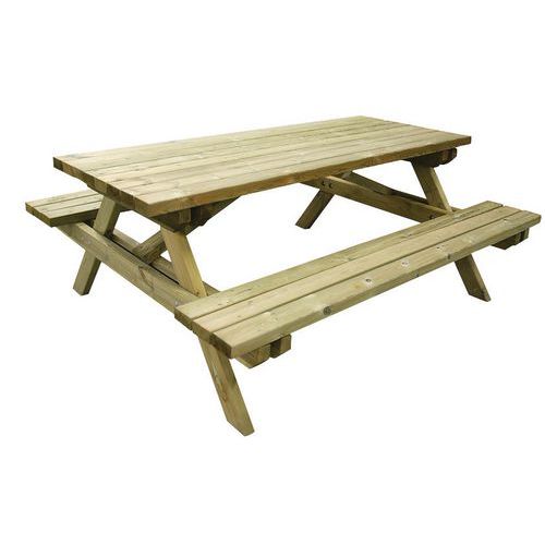 Pine Picnic Table Manutan