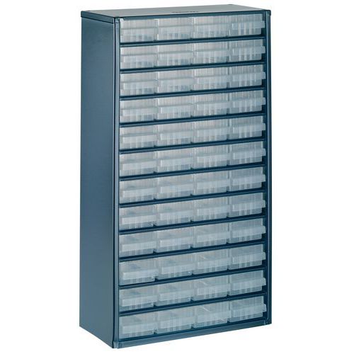 Small Parts Storage Cabinet 1200 Series 48 To 60 Drawers Manutan