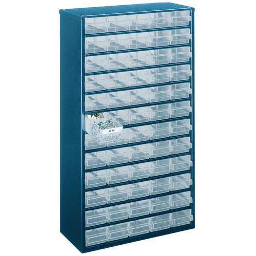 Small Parts Storage Cabinet 1200 Series 48 To 60 Drawers Manutan