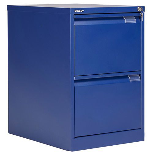 Bisley 2 Drawer Flush Front Filing Office Manutan UK