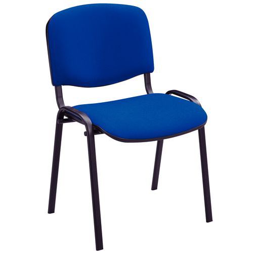 Black structure, blue fabric Black structure, blue fabric