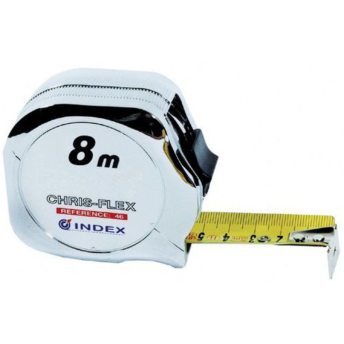 Chrome Tape Measure - 2 to 8m Chrome Tape Measure - 2 to 8m