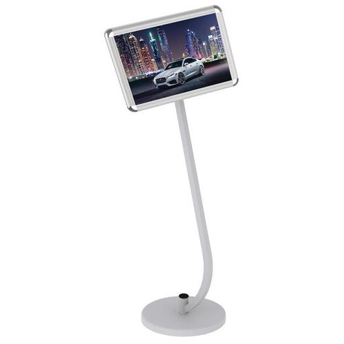 Curved revolving display unit Manutan UK